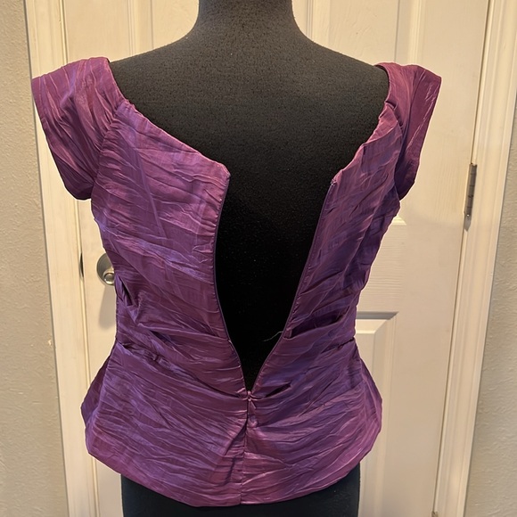 Women’s purple formal blouse size XL - Picture 5 of 11